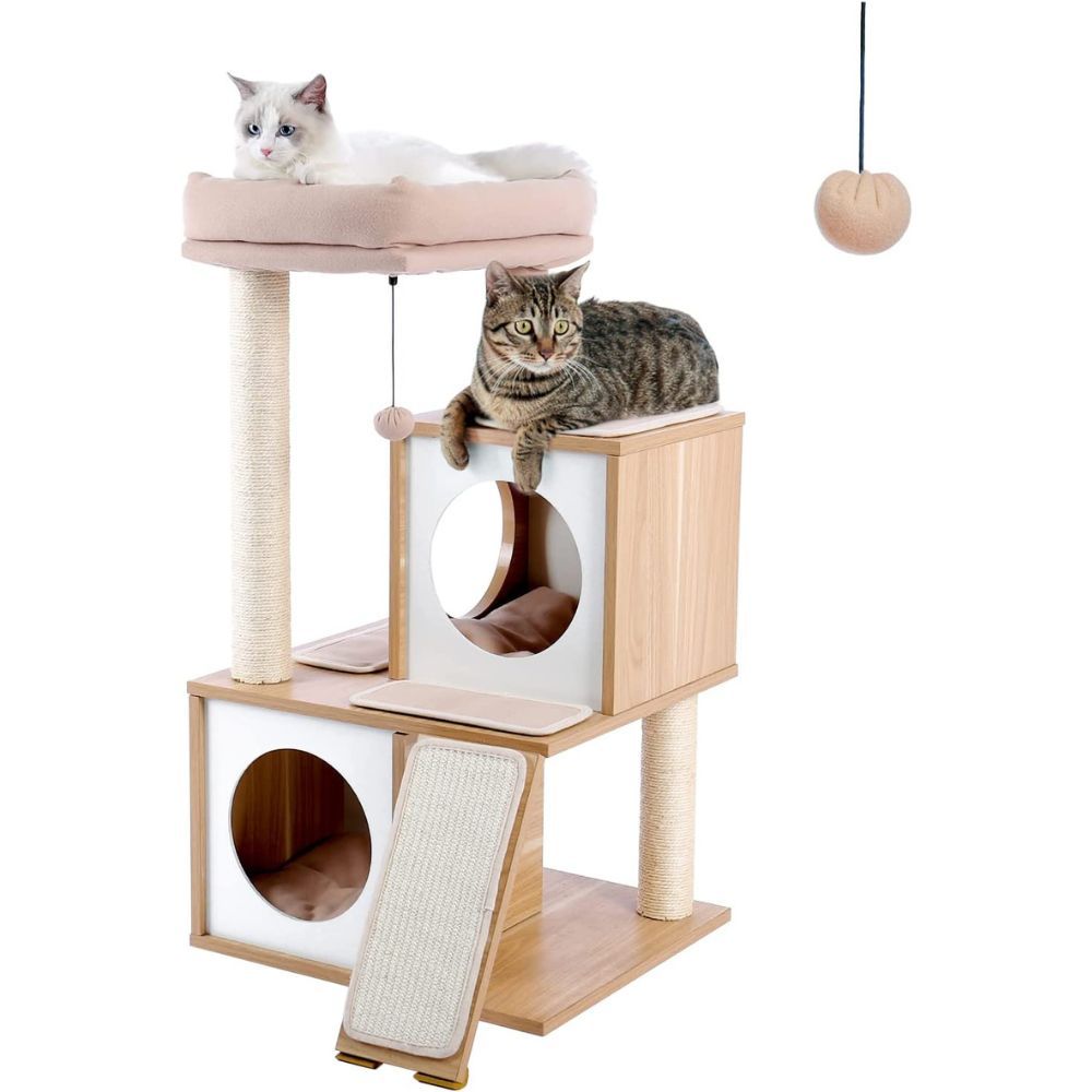 These Mid Century Modern Cat Trees Will Bring Style To Your Home!