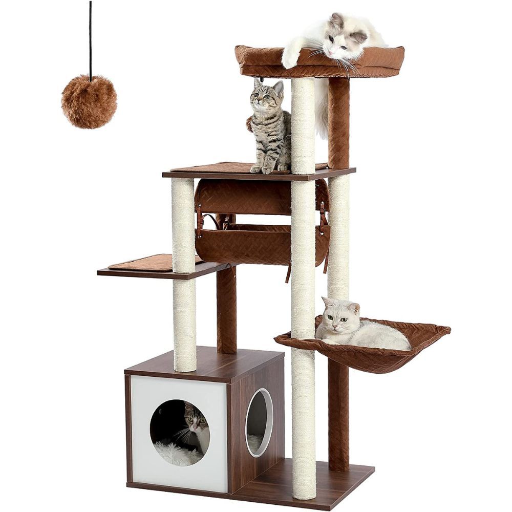 These Mid Century Modern Cat Trees Will Bring Style To Your Home!